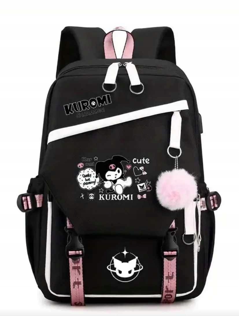 Štýlový batoh Kuromi & Cinnamoroll s veľkou kapacitou